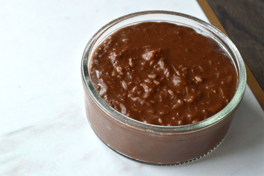 vegan chocolate rice pudding