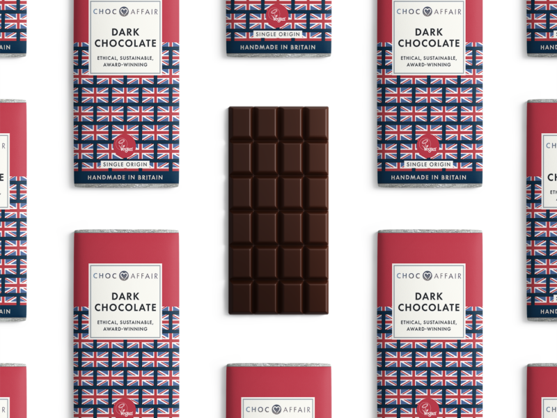Multi Best of British Dark chocolate bars - Choc Affair Trade