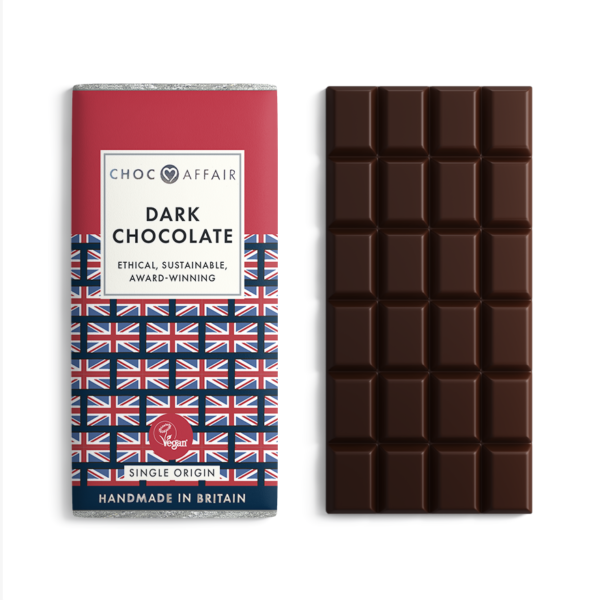 Best of British Dark Chocolate Bar - Choc Affair Trade